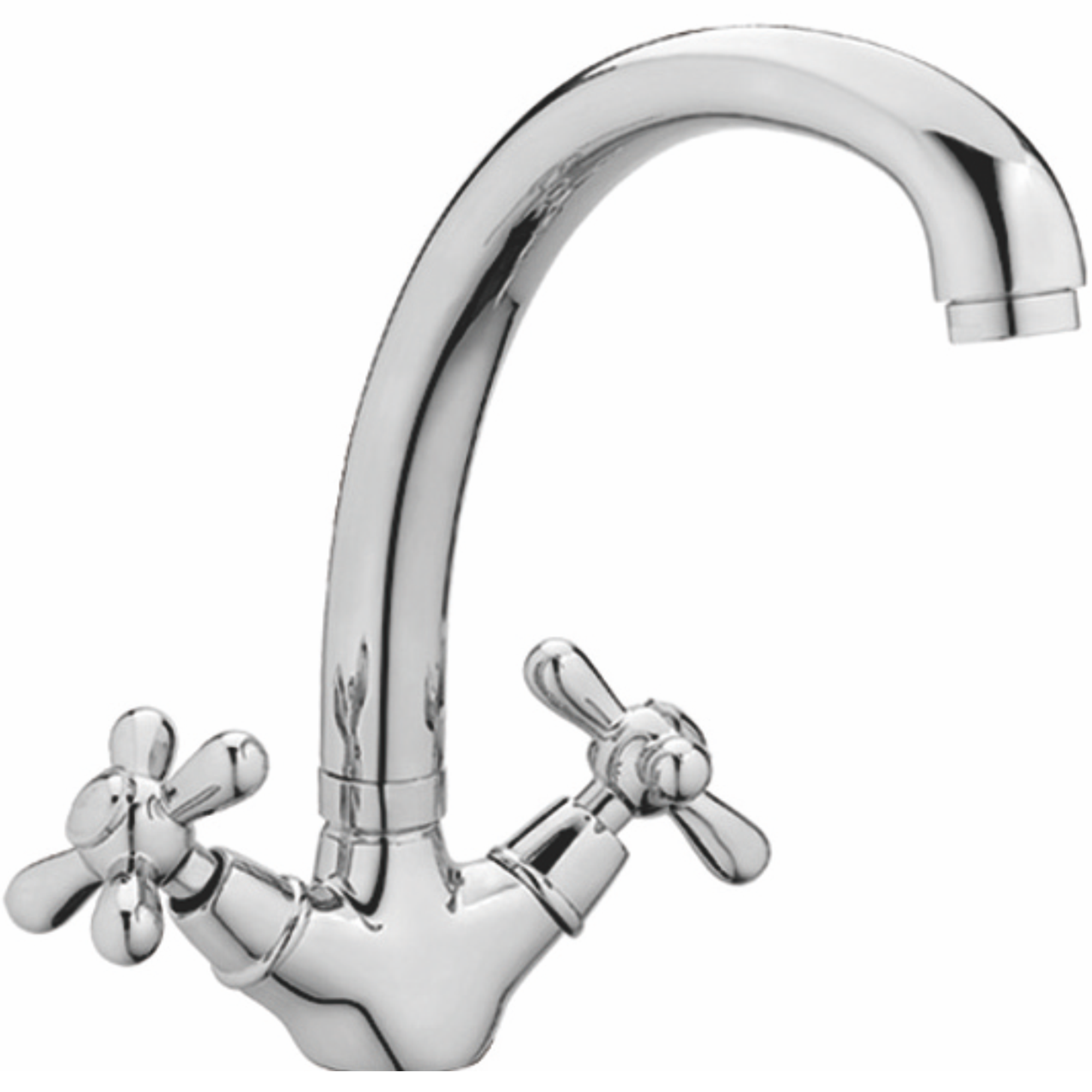 Смеситель для кухни Haiba HB 4325, хром