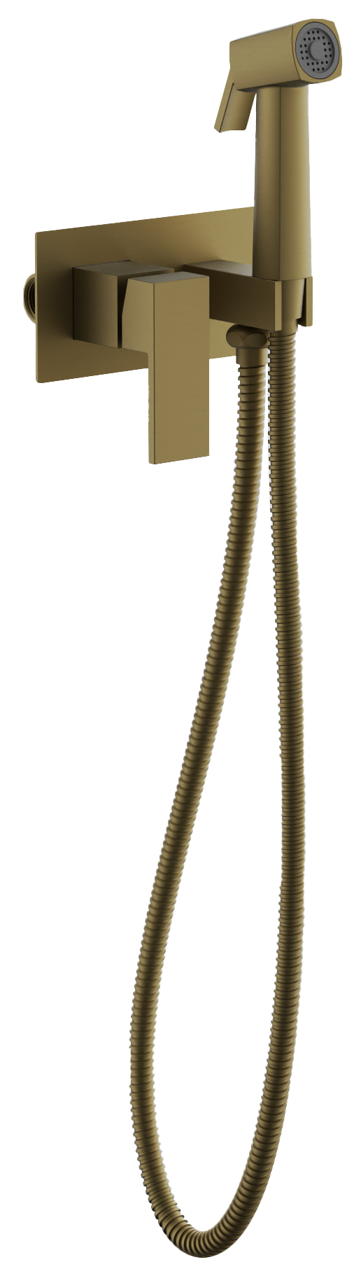 Смеситель с гигиенической лейкой Золотой B55808-5