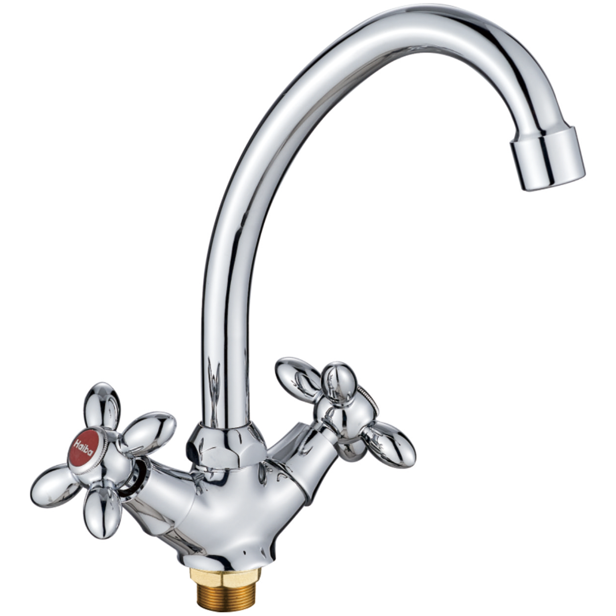 Смеситель для кухни Haiba HB 4927, хром