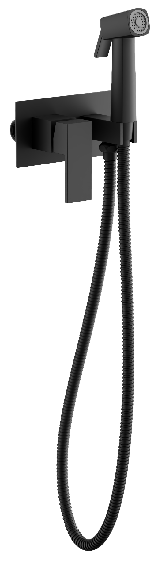 Смеситель с гигиенической лейкой Черный B55808-7