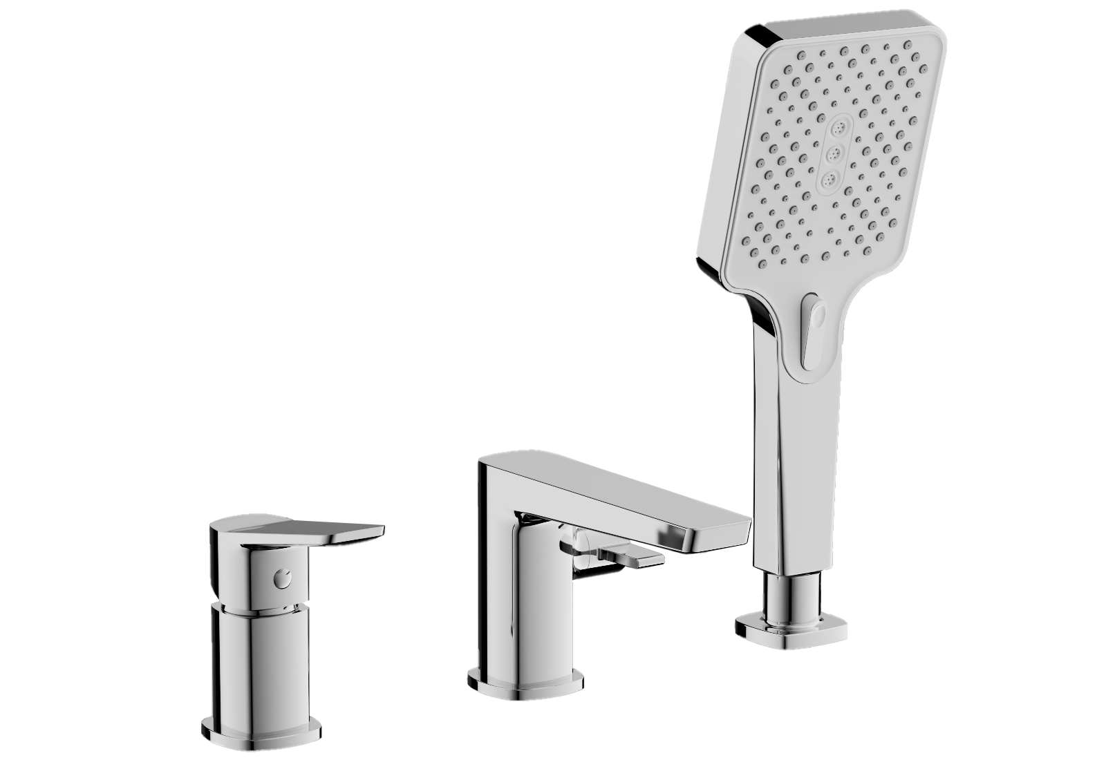 Смеситель для ванны на борт Хром B66715