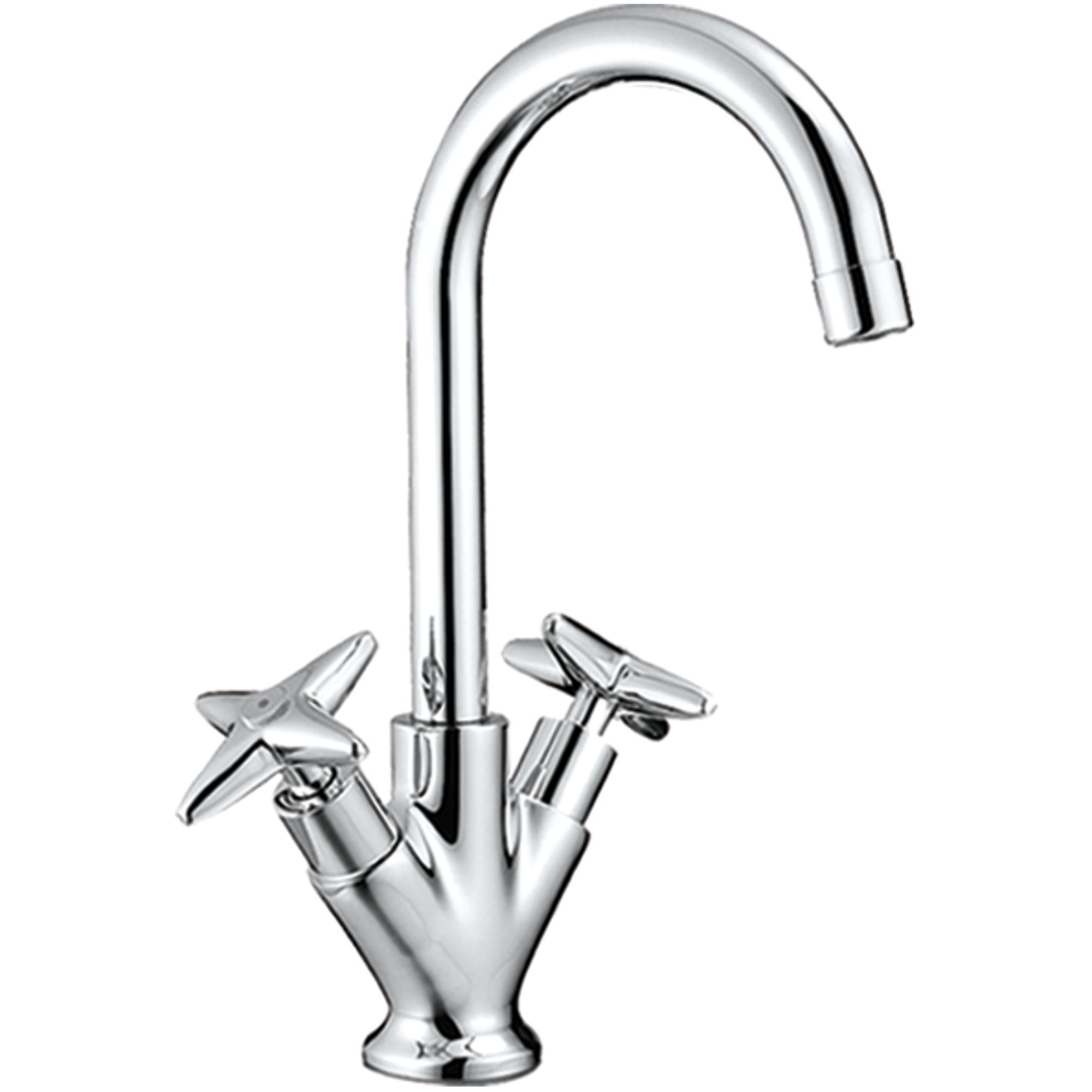 Смеситель для кухни Haiba HB 4099, хром