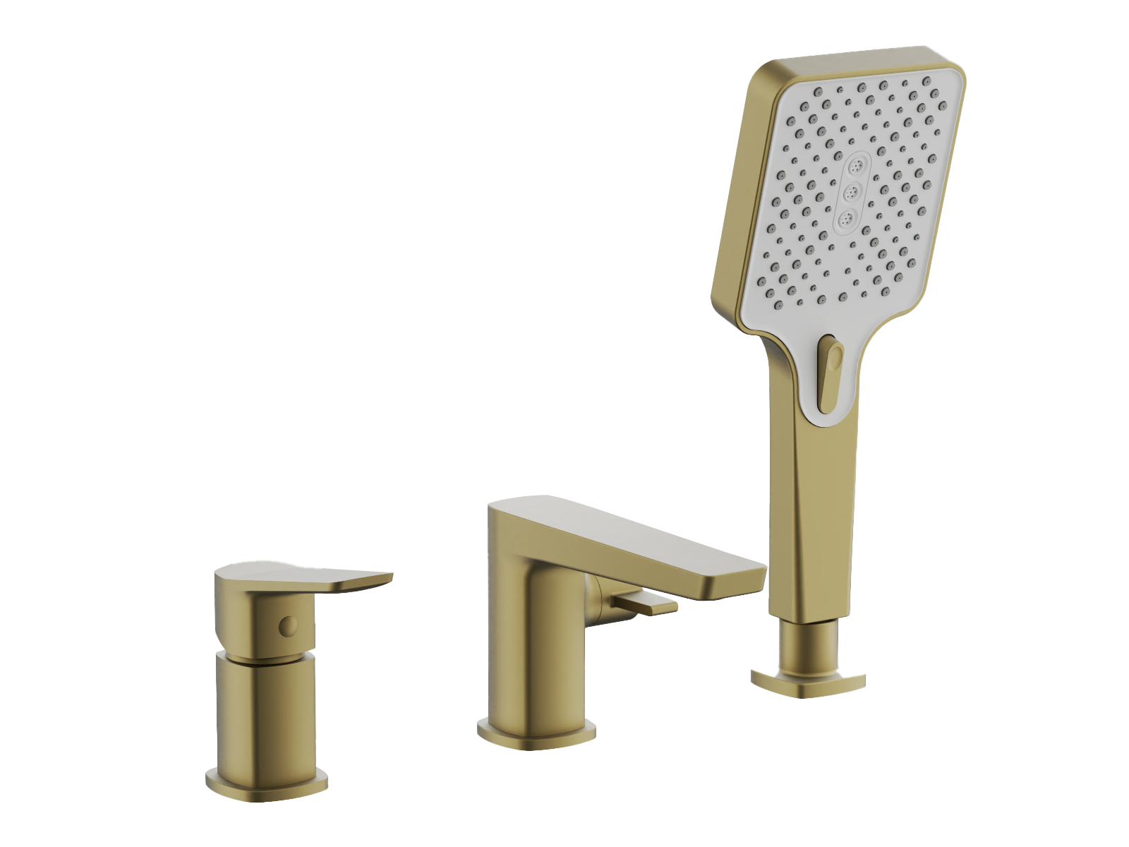 Смеситель для ванны на борт Золотой B66715-5