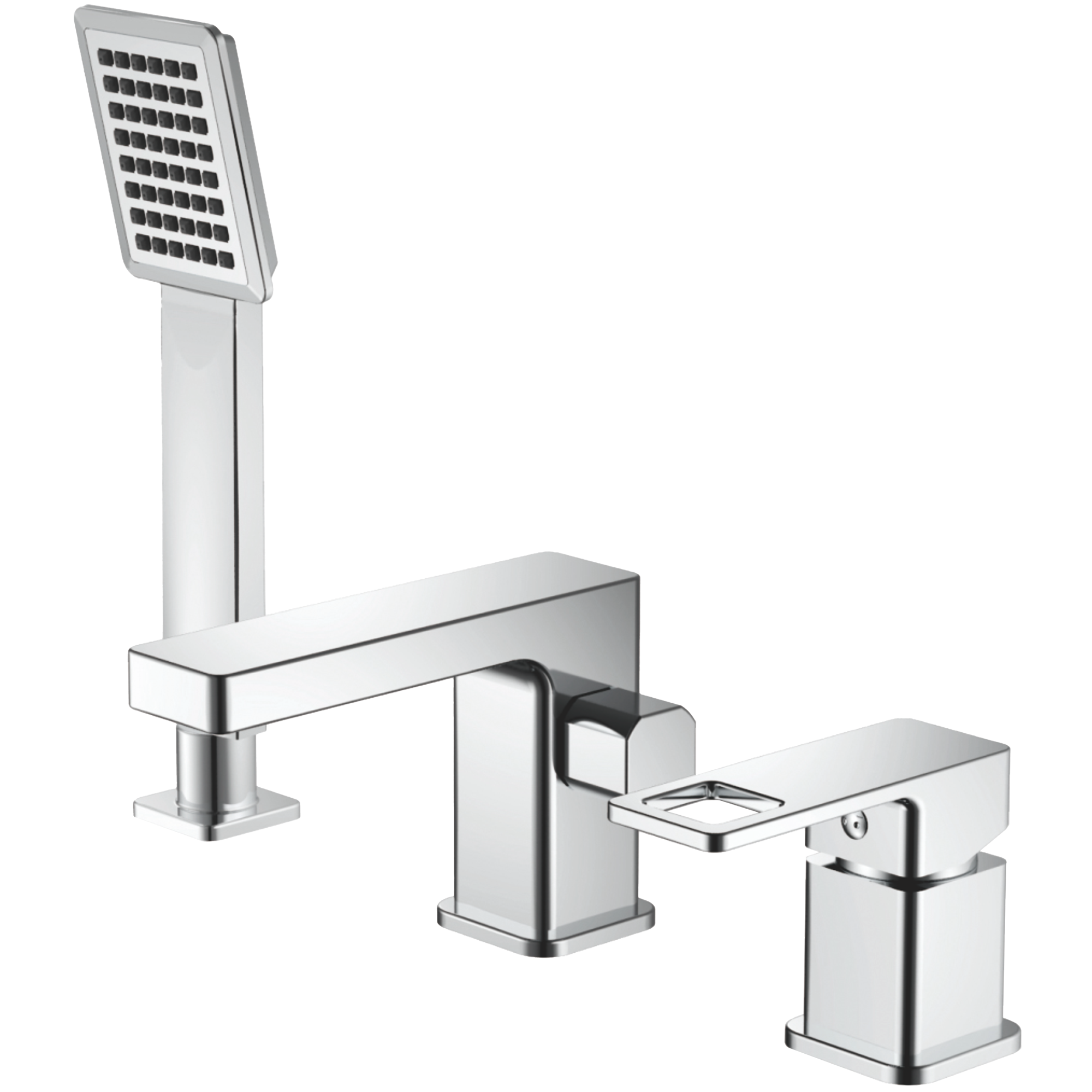 Смеситель на борт ванны Haiba HB 80615, хром