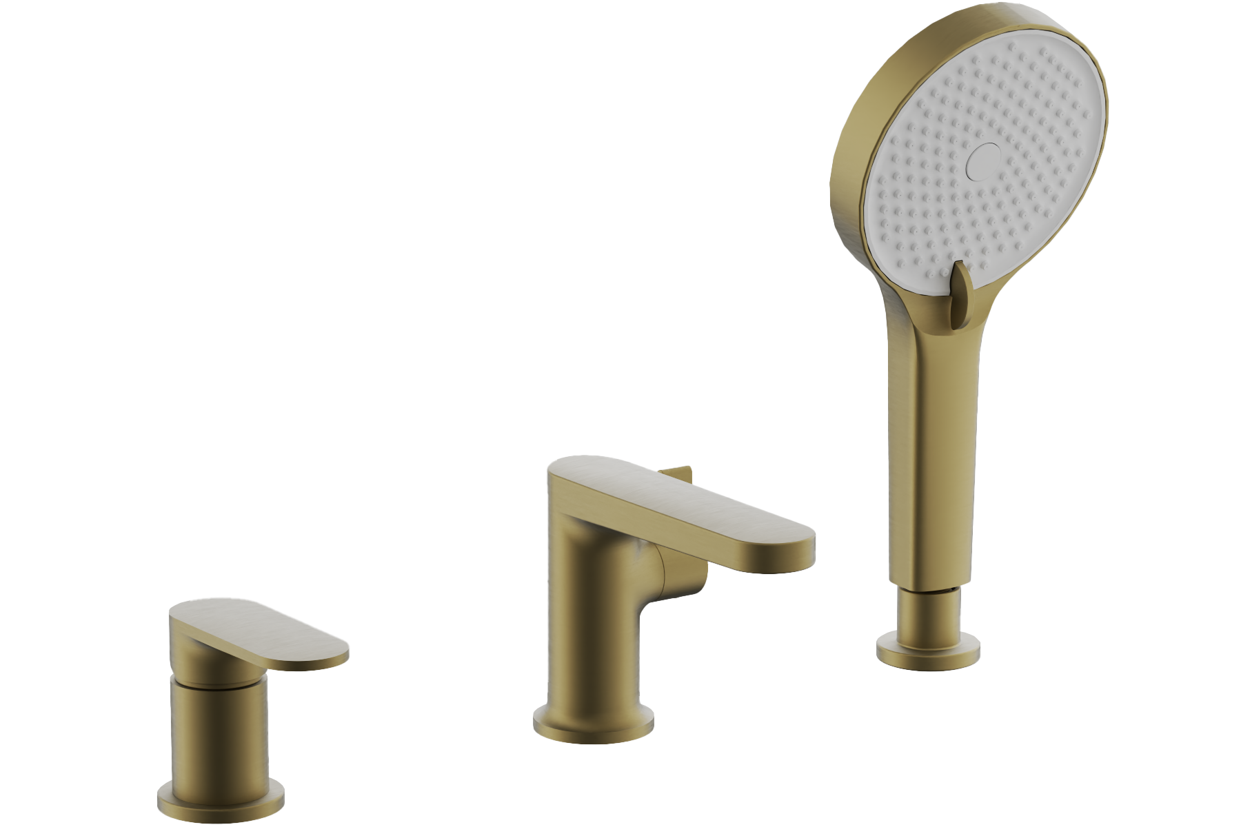 Смеситель для ванны на борт Золотой B66713-5