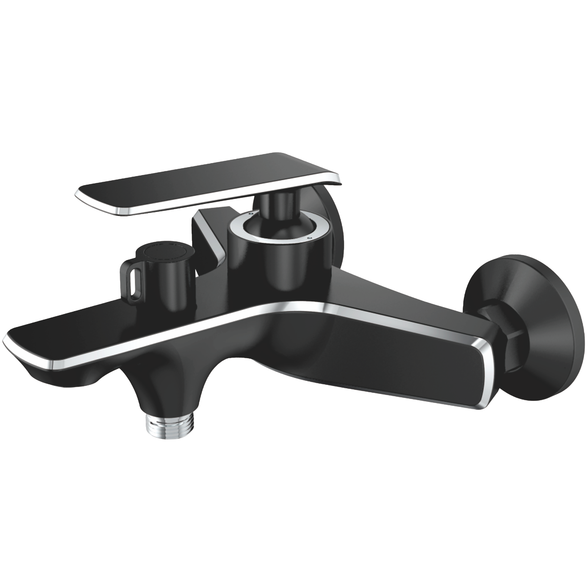 Смеситель для ванны Haiba HB 60548-7, черный