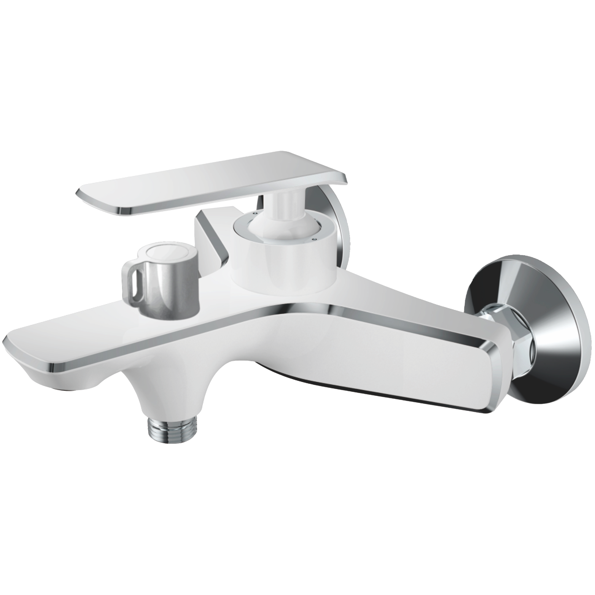 Смеситель для ванны Haiba HB 60548-8, белый