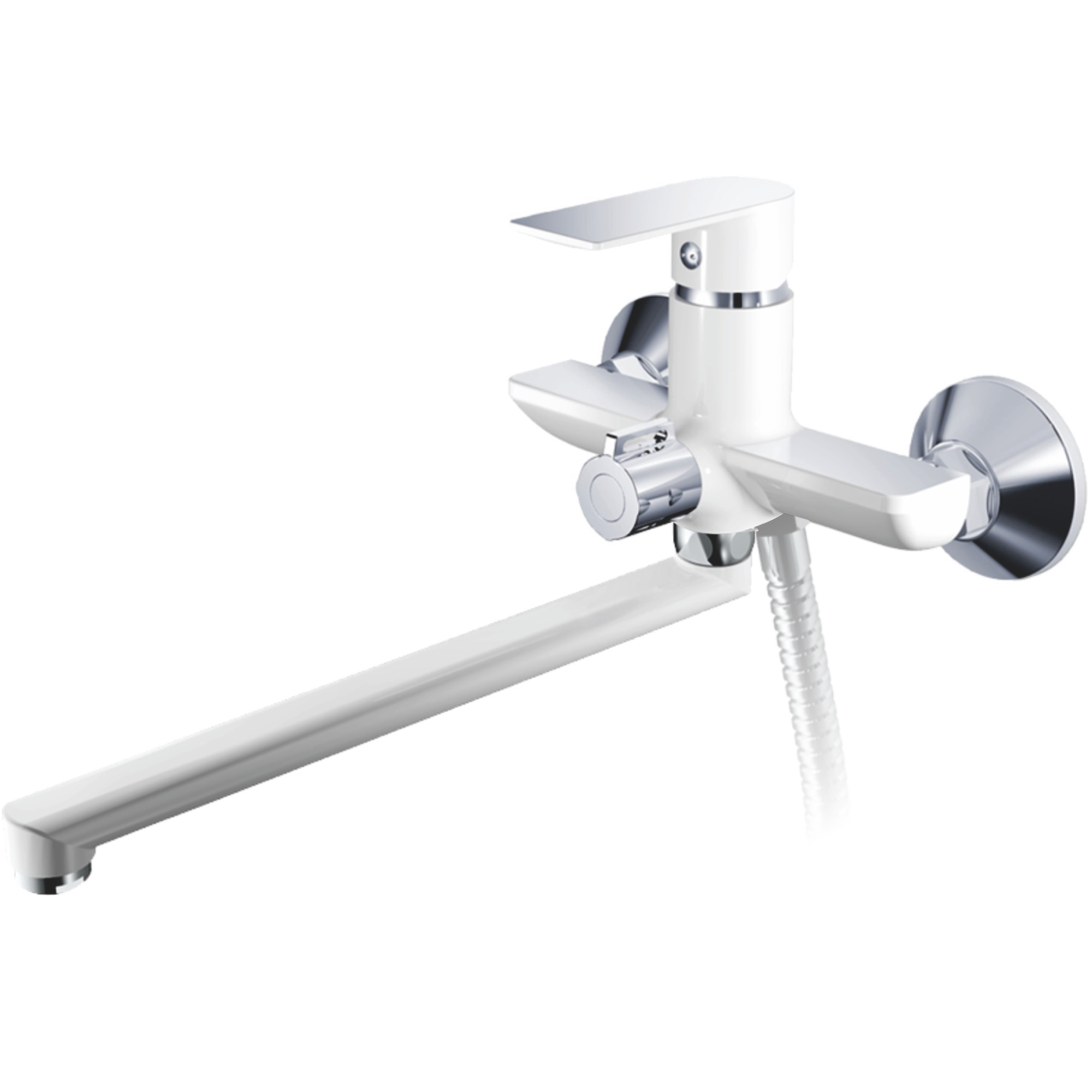 Смеситель для ванны Haiba HB 22505-8, белый