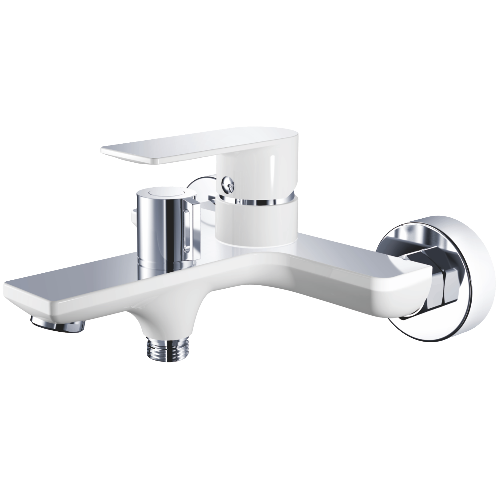 Смеситель для ванны Haiba HB 60505-8, белый