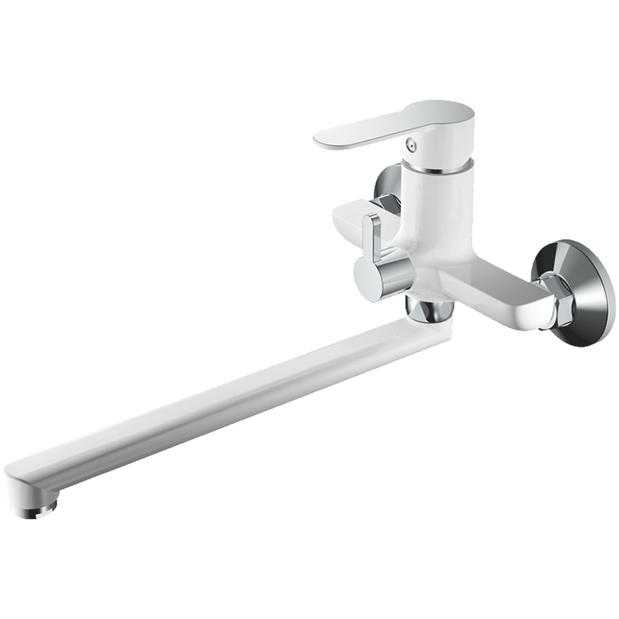 Смеситель для ванны Haiba HB 22557-8, белый