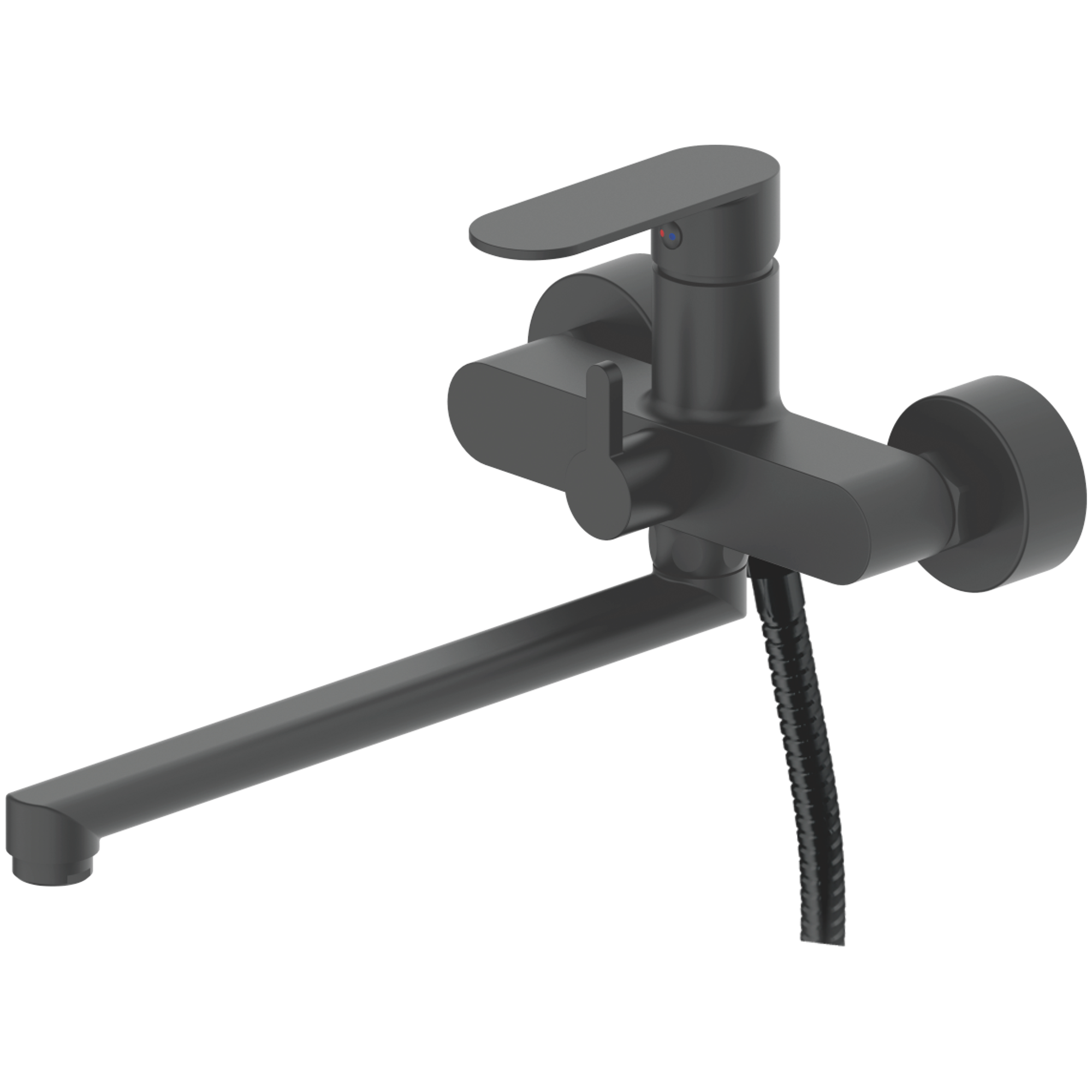 Смеситель для ванны Haiba HB 22590-7, черный