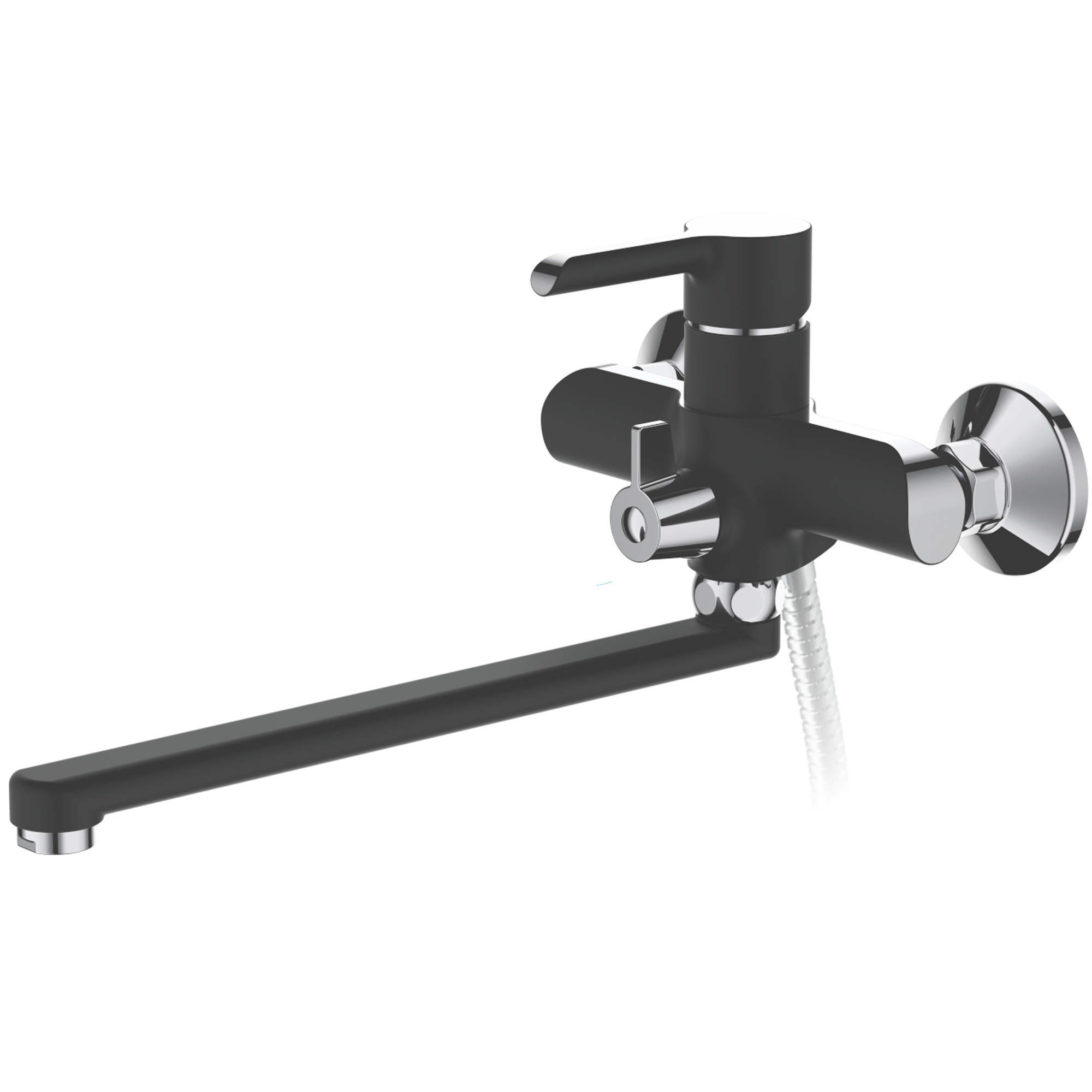 Смеситель для ванны Haiba HB 22805-7, черный