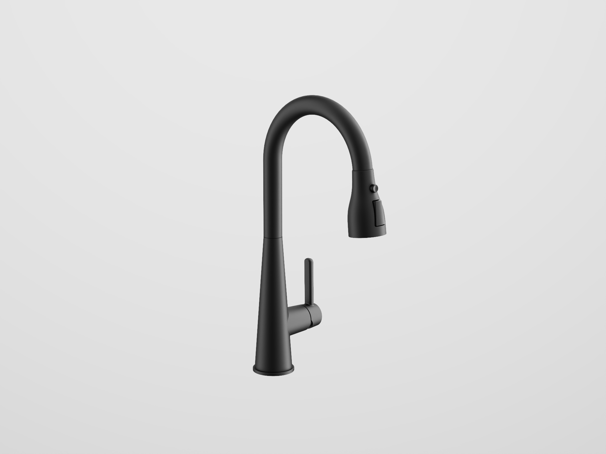 Смеситель для кухни, выдвижной излив, нержавеющая сталь, черный, B74816-7