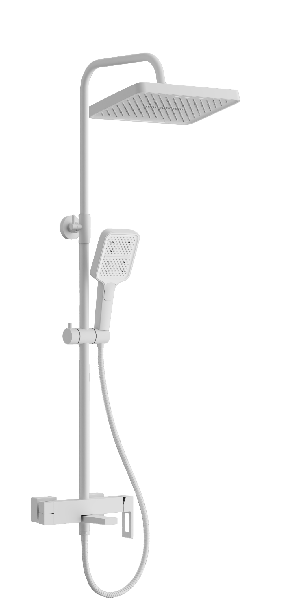 Душевая система, тропический душ, латунь, белый B24658-8