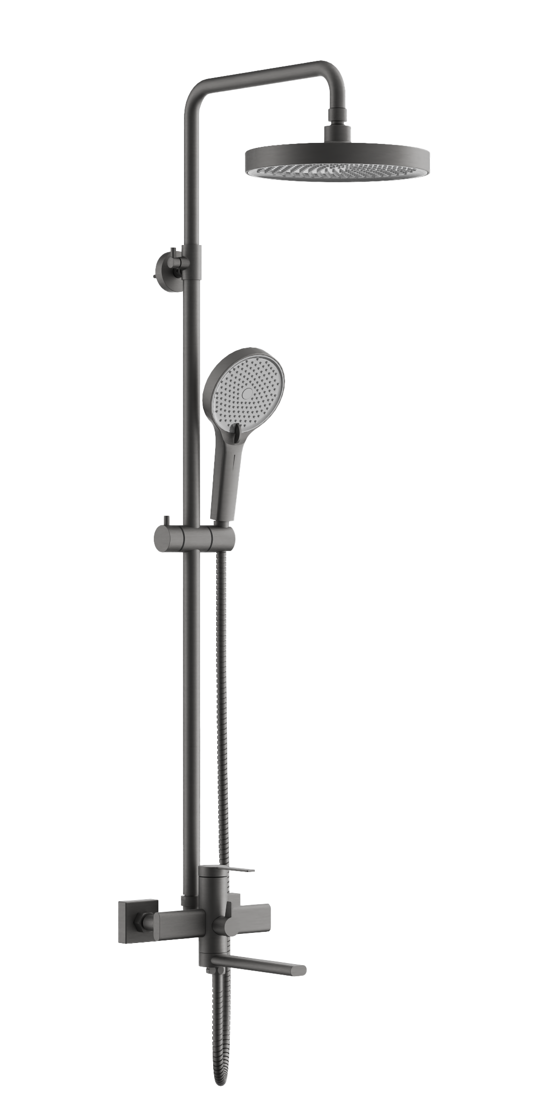 Душевая система, тропический душ, нержавеющая сталь, оружейная сталь B24813-3