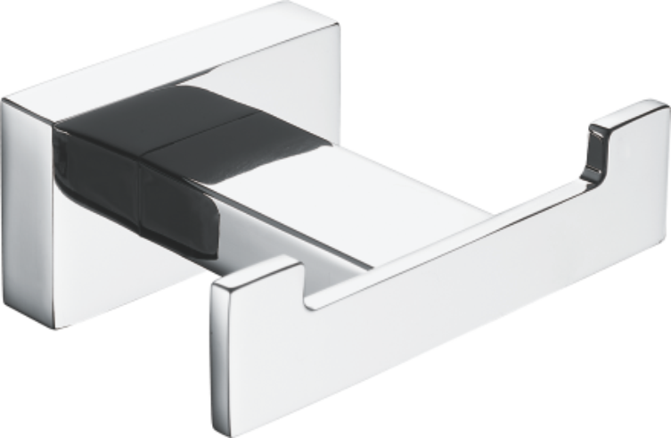 Крючок двойной, нержавеющая сталь, хром B90205-2