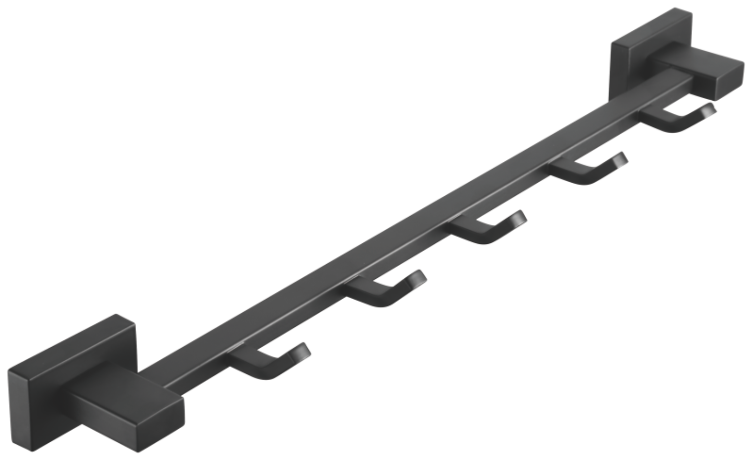 Планка с крючками 5-я, нержавеюшая сталь, черный B90315-5