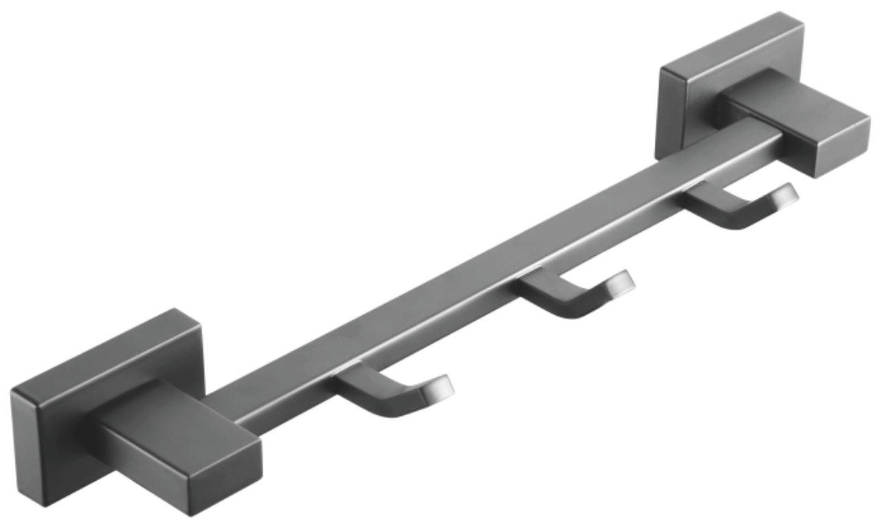 Планка с крючками 3-я, нержавеюшая сталь, оружейная сталь B90415-3