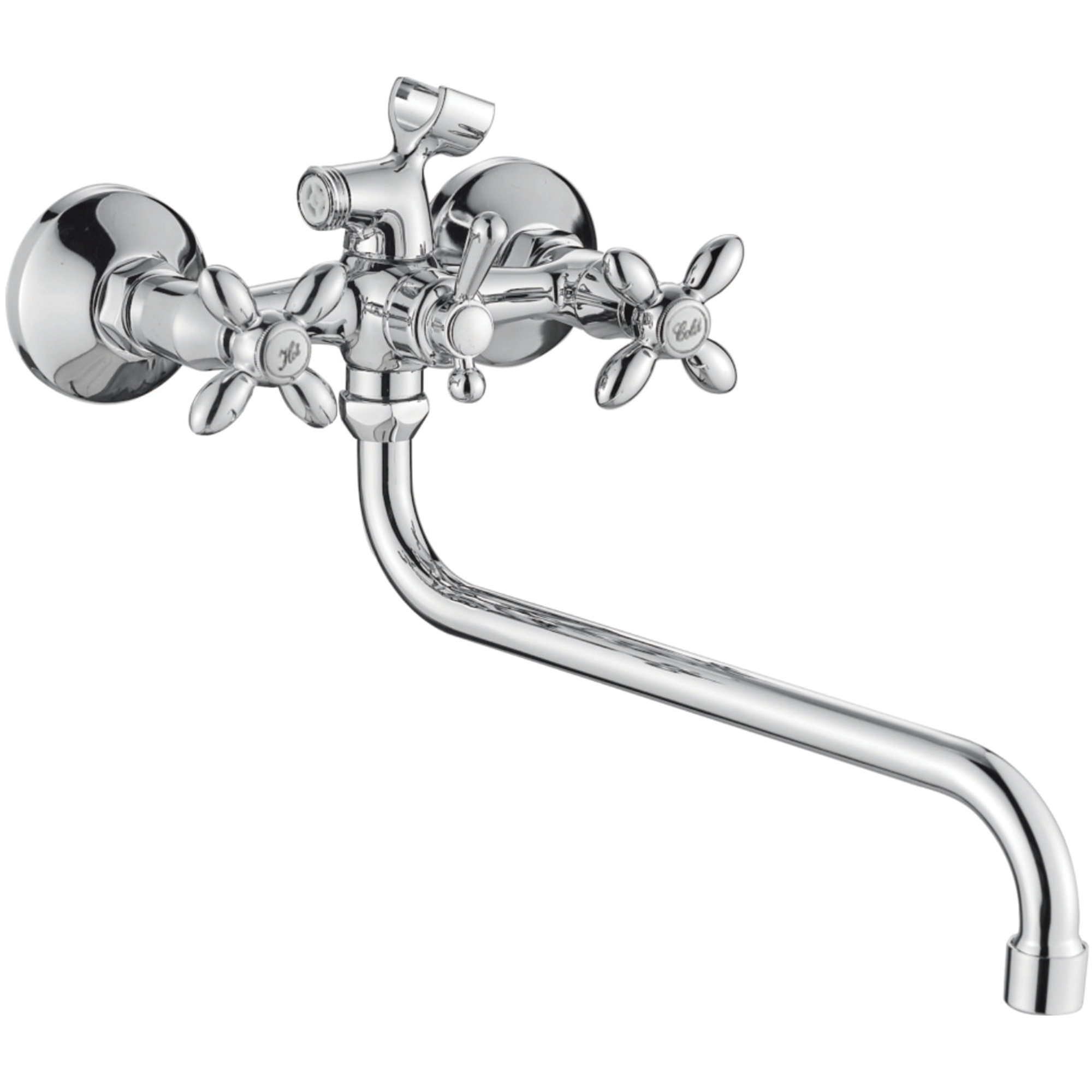 Смеситель для ванны Haiba HB 2227, хром