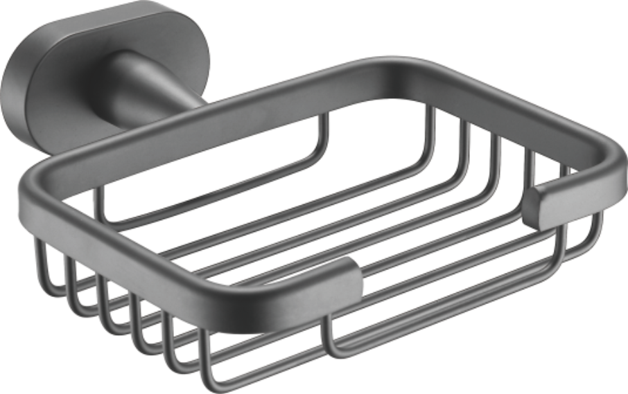 Мыльница металлическая, нержавеющая сталь, оружейная сталь B90502-1