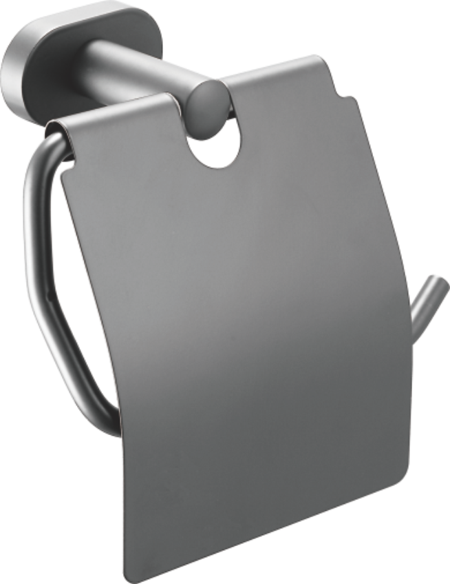 Держатель для туалетной бумаги, нержавеющая сталь, оружейная сталь B90503