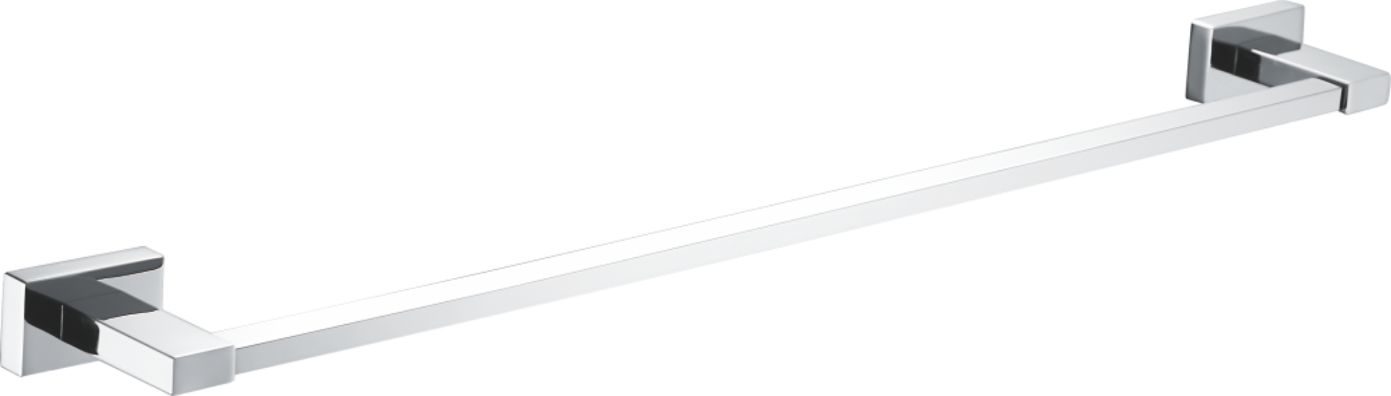 Держатель для полотенец, одинарный, нержавеющая сталь, хром B90201