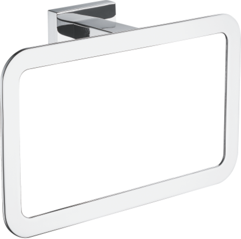 Держатель для полотенец, квадрат, нержавеющая сталь, хром B90204
