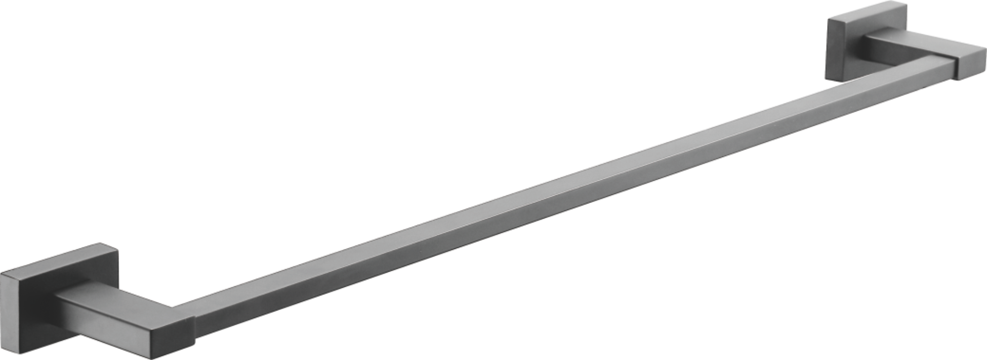 Держатель для полотенец, одинарный, нержавеющая сталь, оружейная сталь B90401