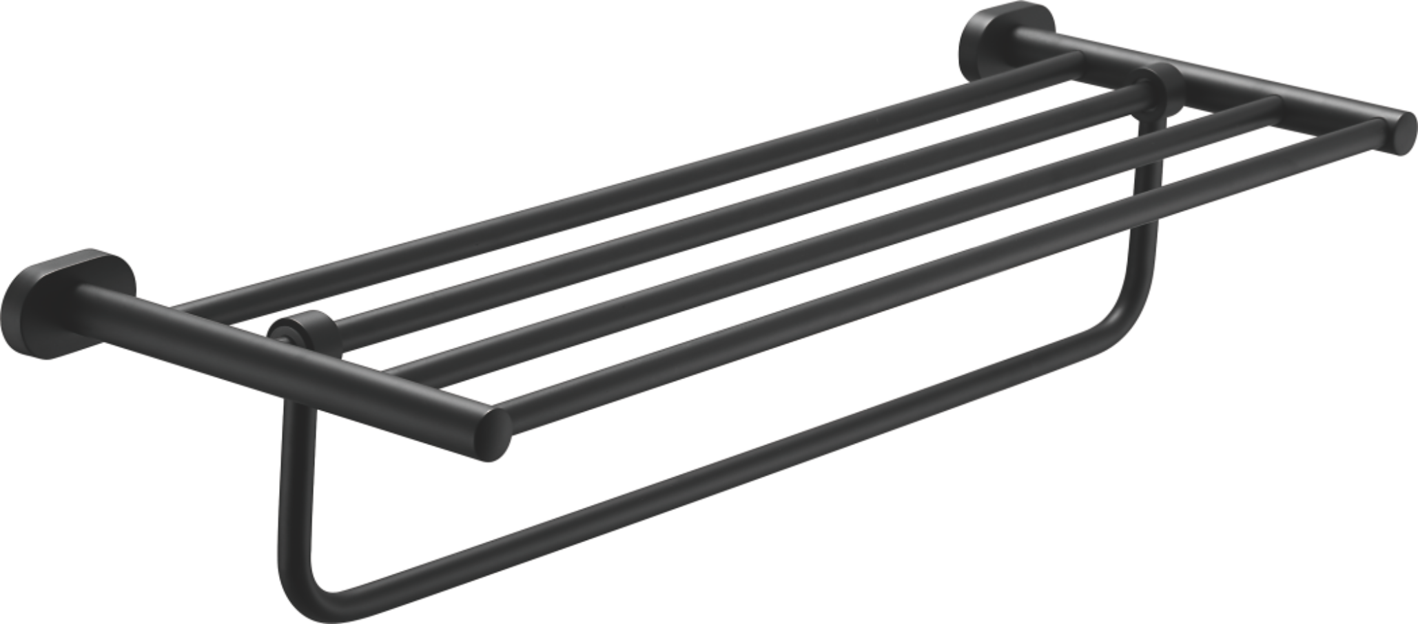 Полка для полотенец, нержавеющая сталь, черный B90124