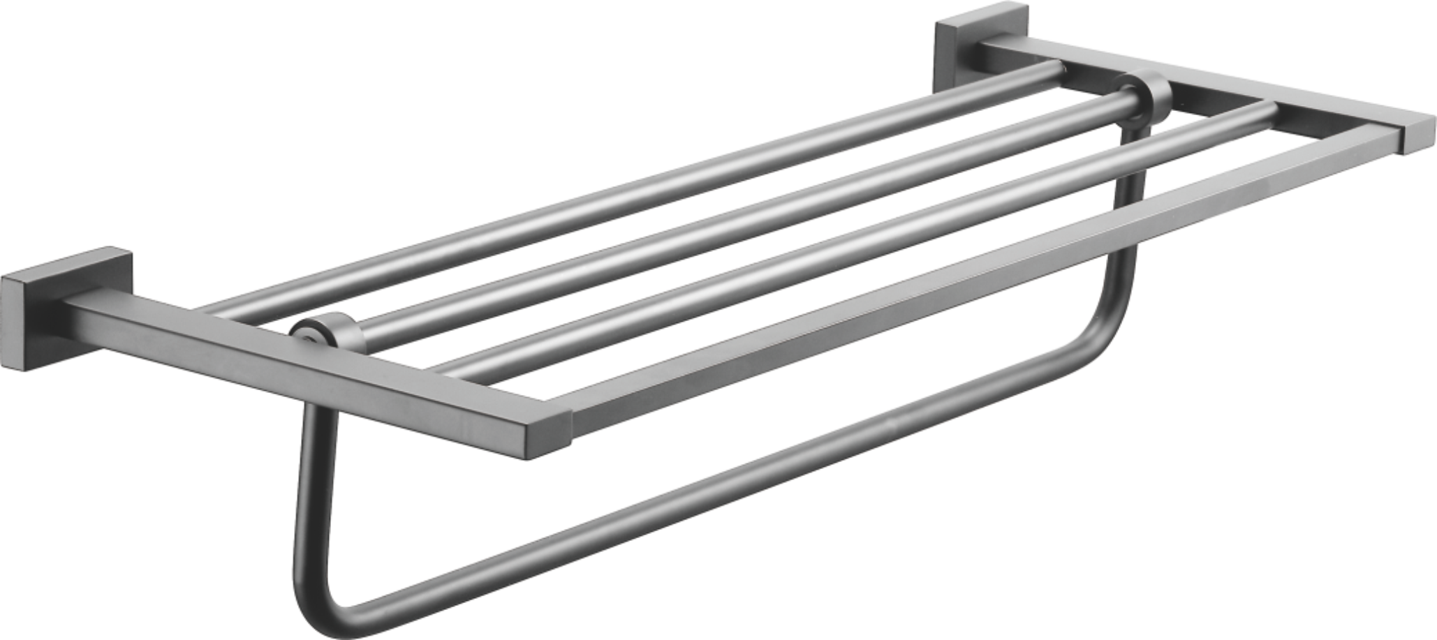 Полка для полотенец, нержавеющая сталь, оружейная сталь B90424