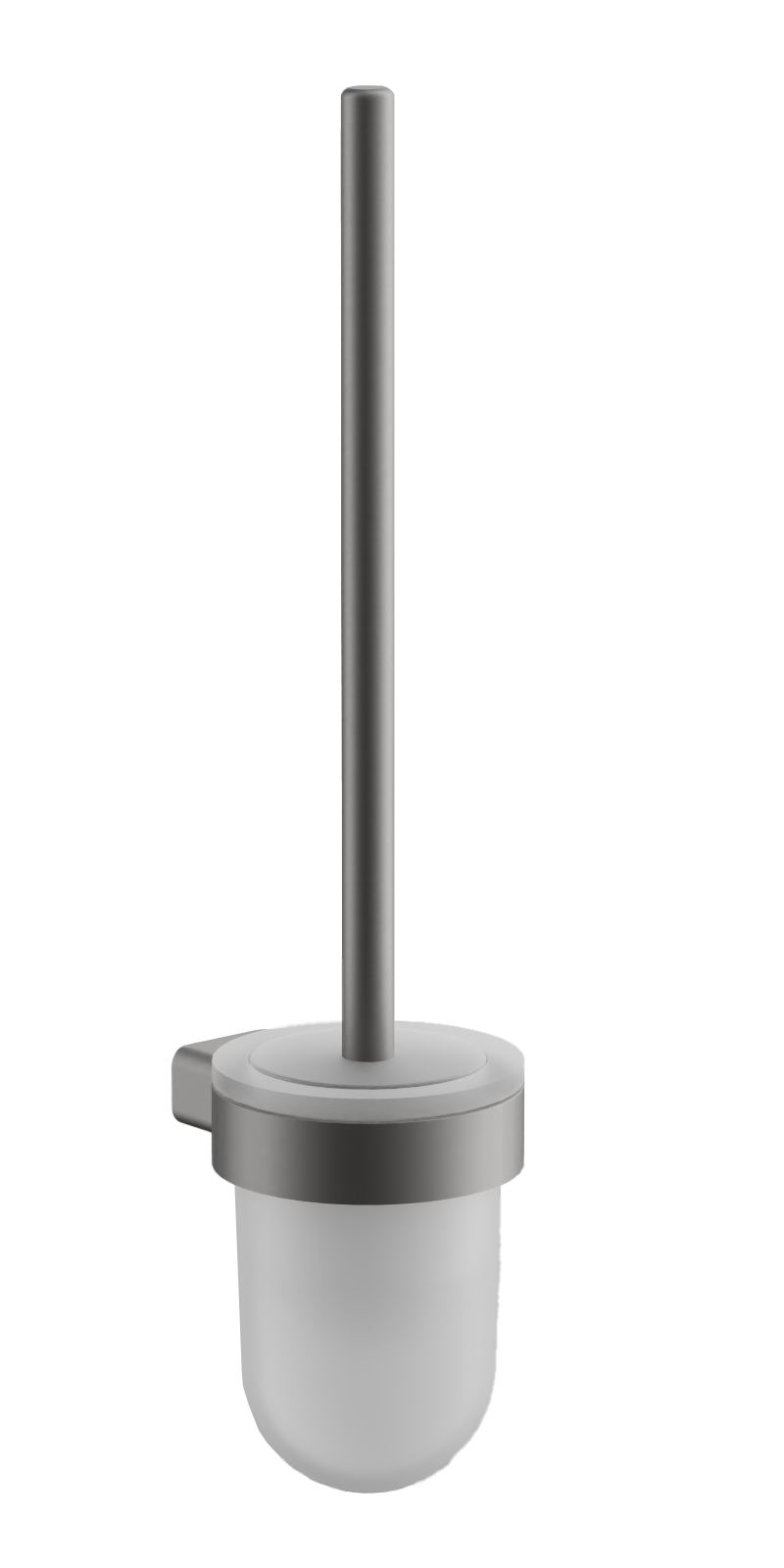 Ёршик туалетный, настенный, нержавеющая сталь, оружейная сталь