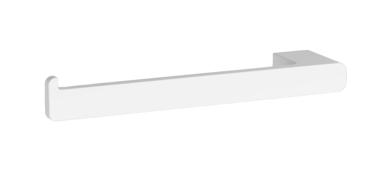 Держатель для туалетной бумаги, нержавеющая сталь, белый