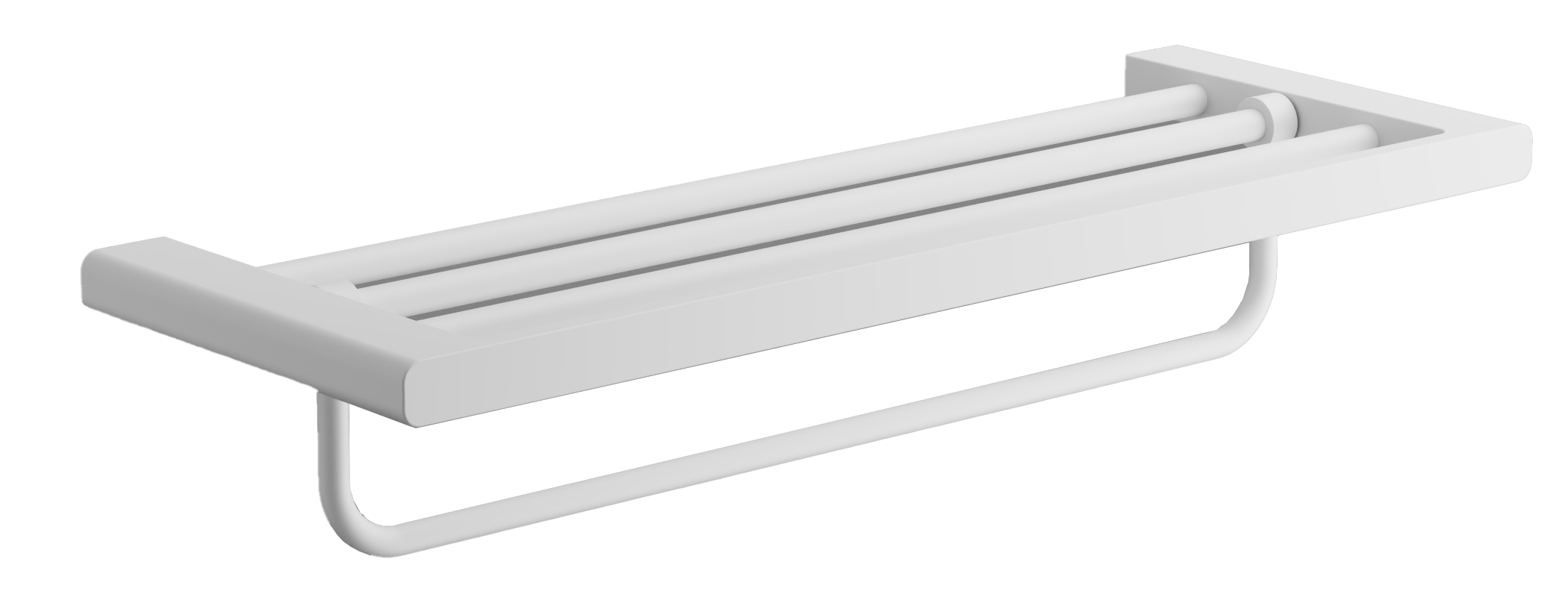Полка для полотенец, непжавеюшая сталь, белый