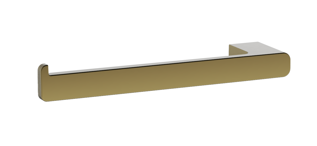 Держатель для туалетной бумаги, нержавеющая сталь, брашированное золото