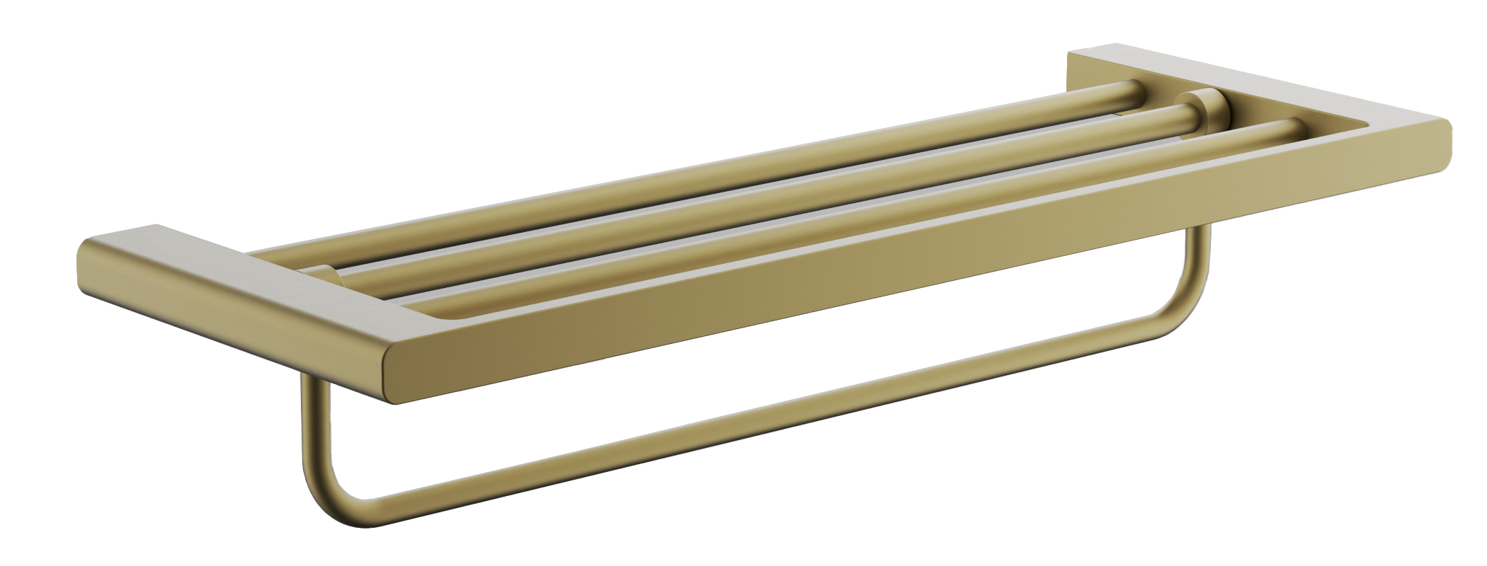 Полка для полотенец, непжавеюшая сталь, брашированное золото