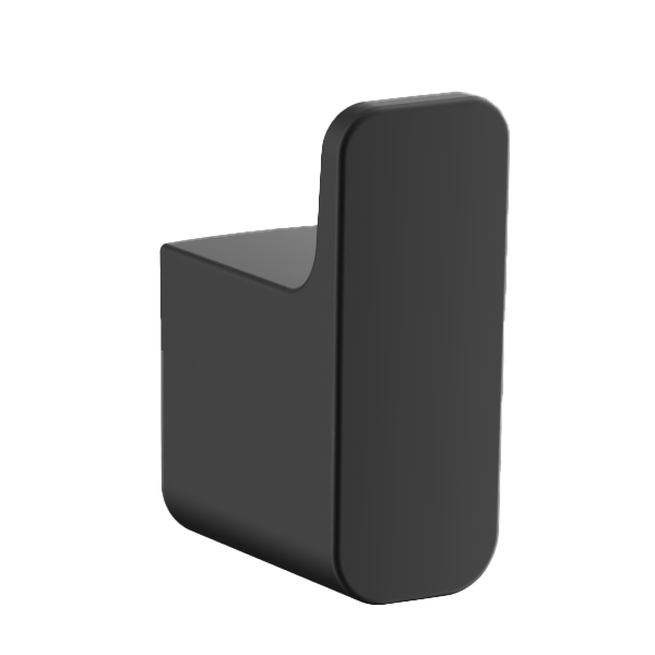 Крючок, нержавеющая сталь, черный