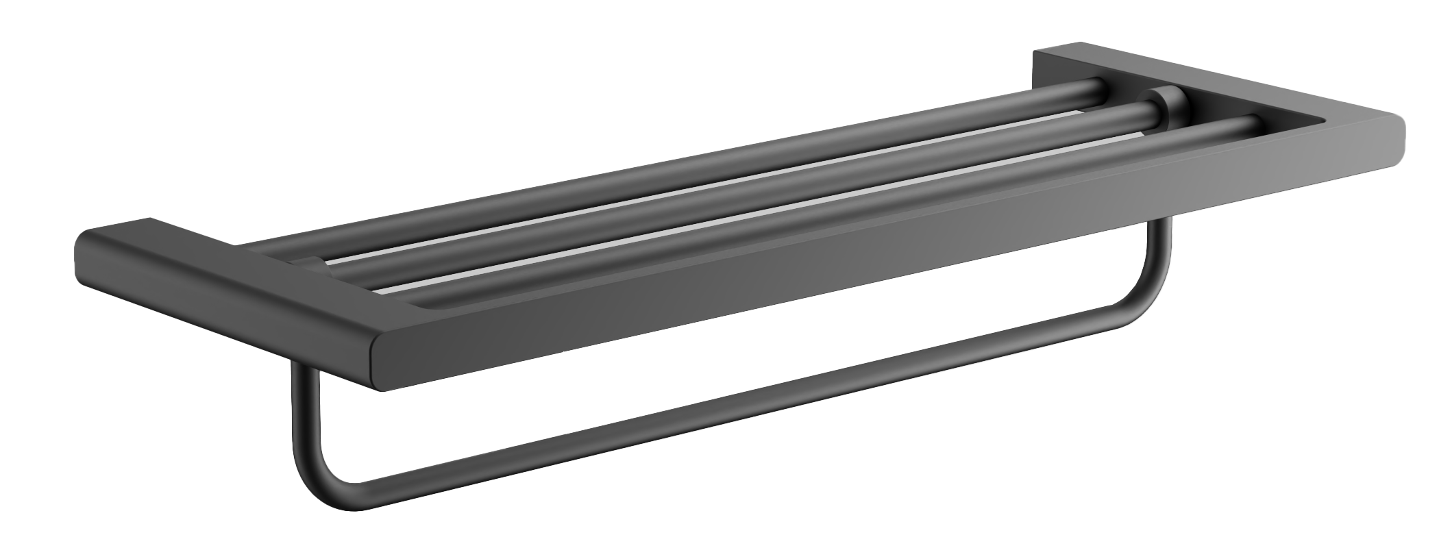 Полка для полотенец, непжавеюшая сталь, черный