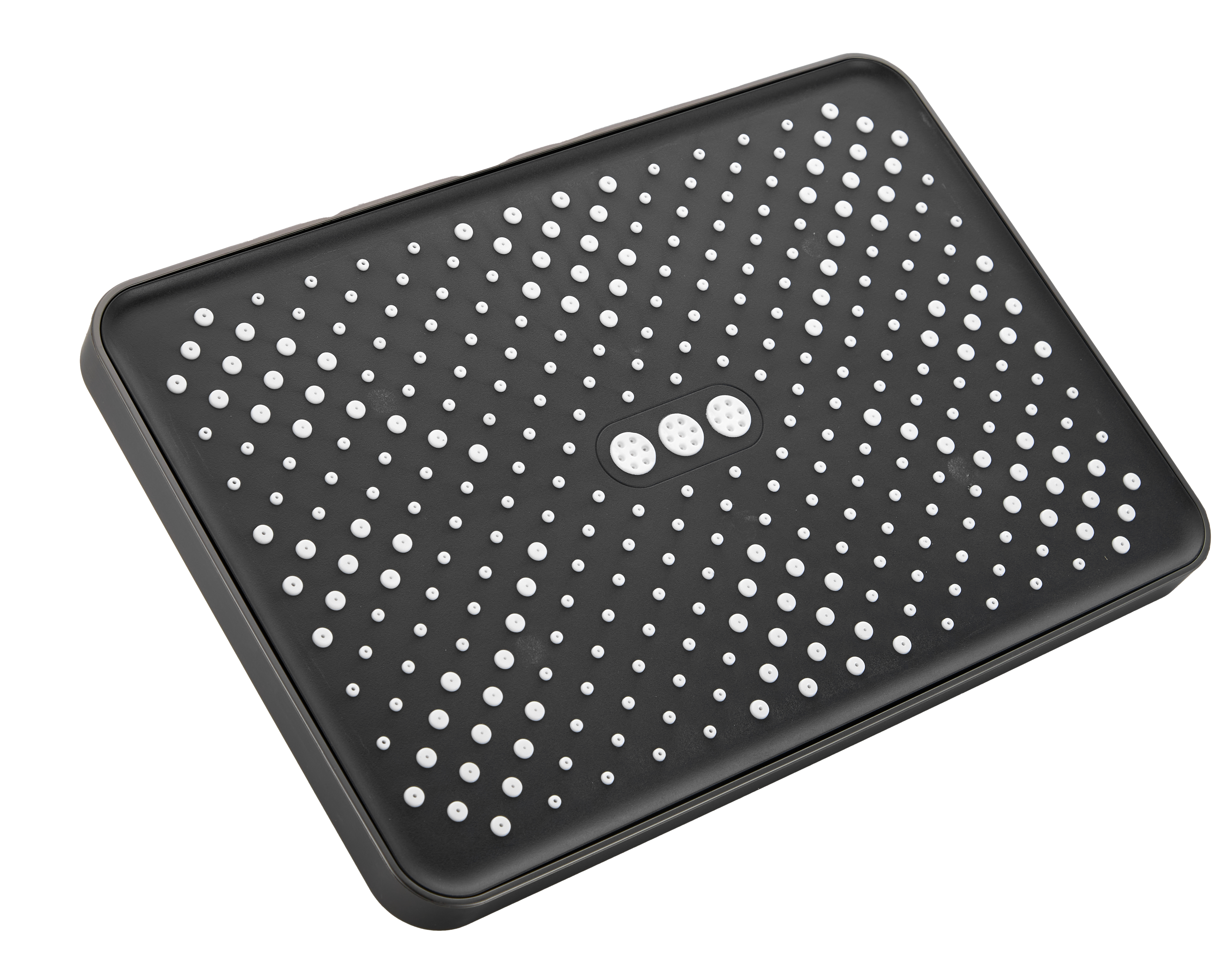 Лейка верхнего душа 305мм x 205мм, оружейная сталь