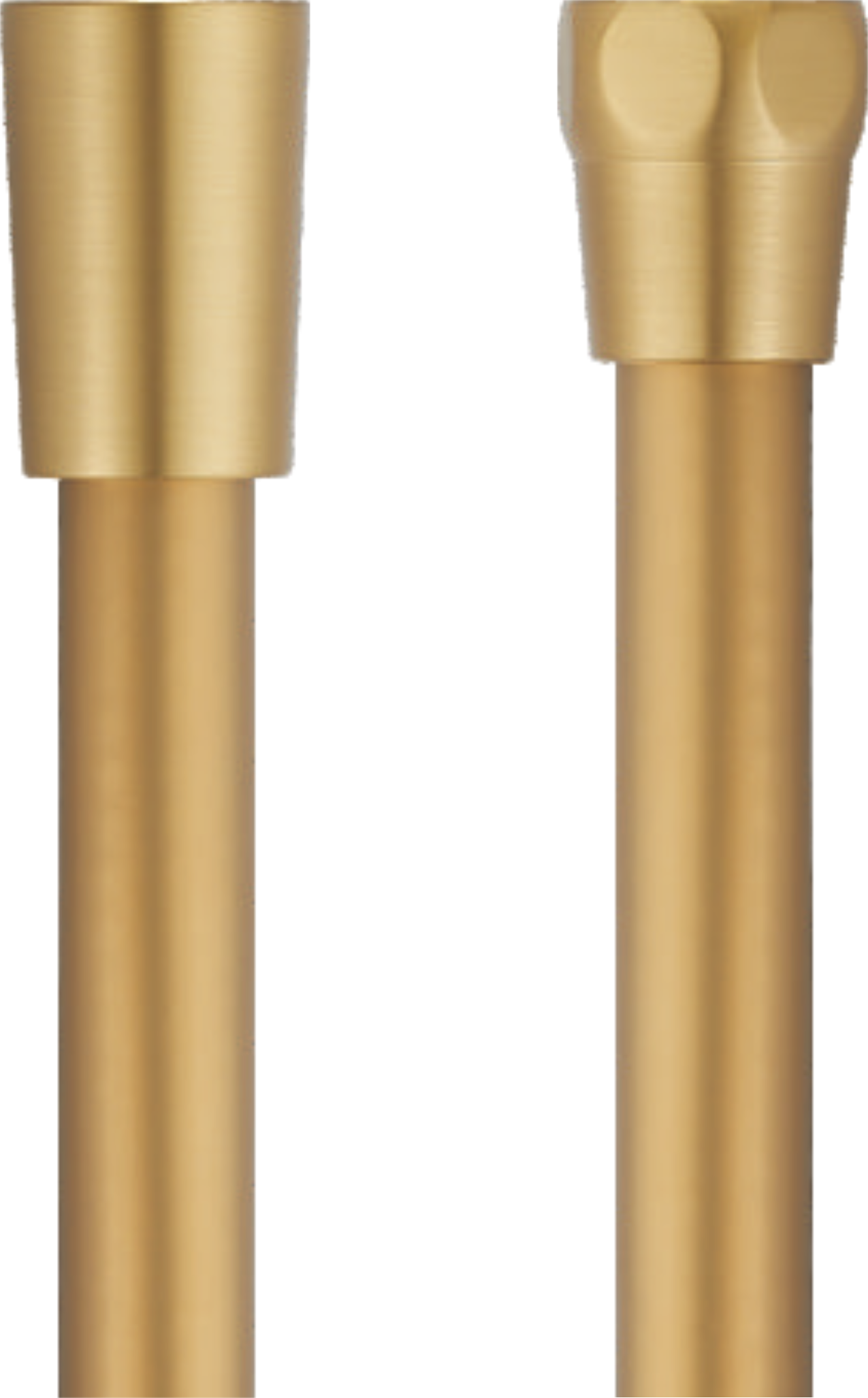 Шланг душевой 150 см, PVD, брашированное золото