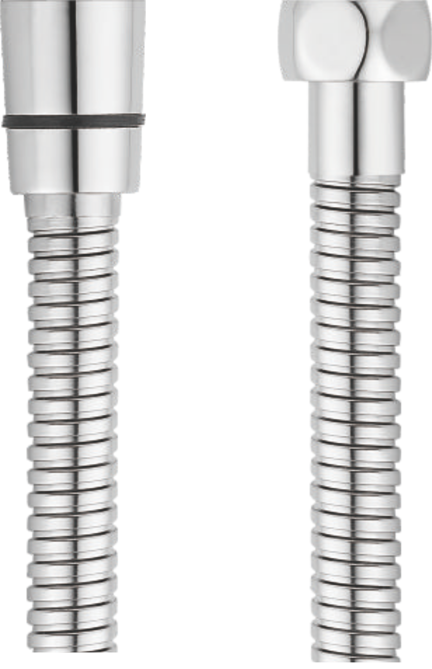 Шланг душевой 150 см, усиленный 360, нержавеющая сталь, хром