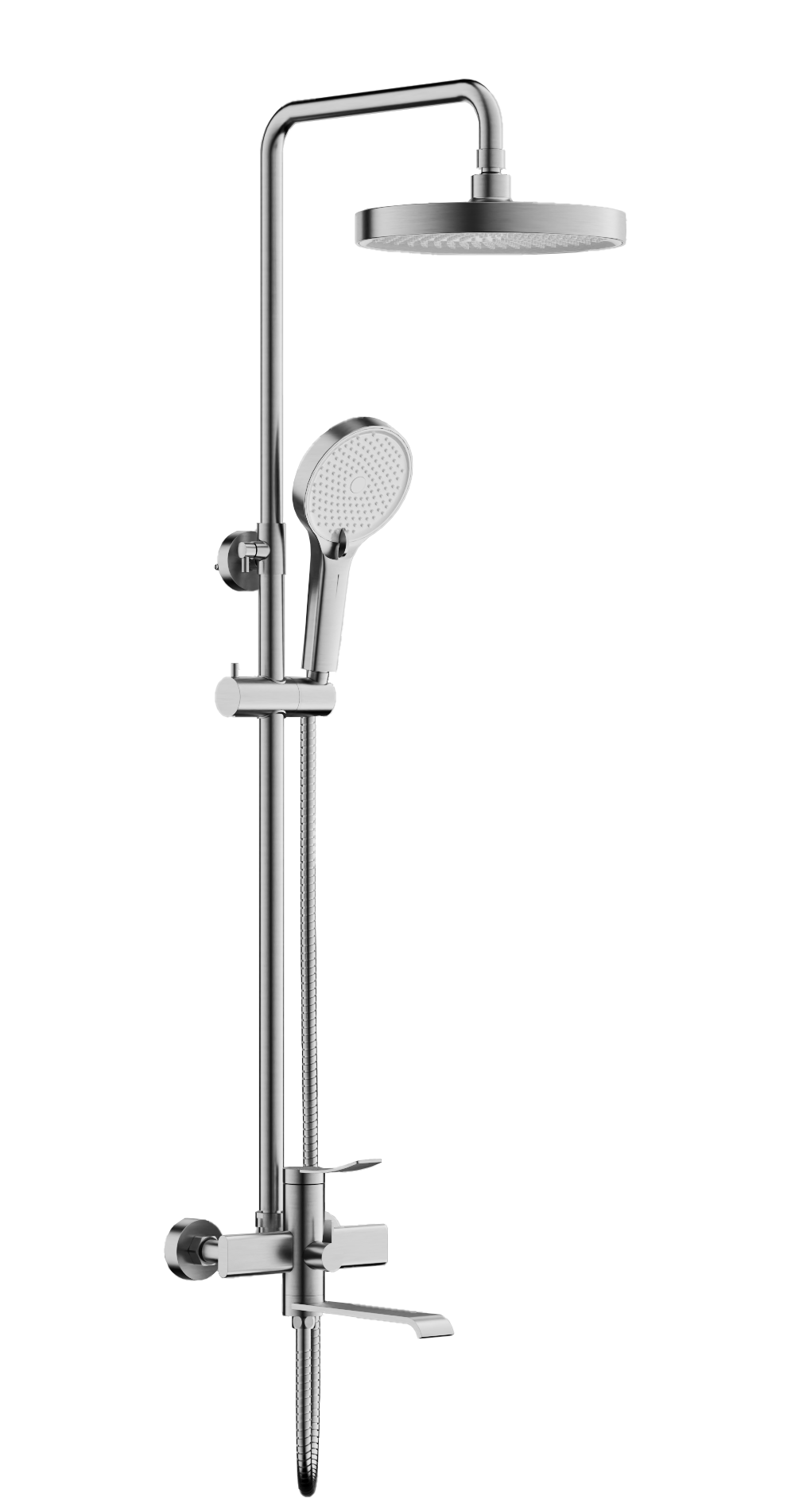 Душевая система цвет: сатин B24812-1
