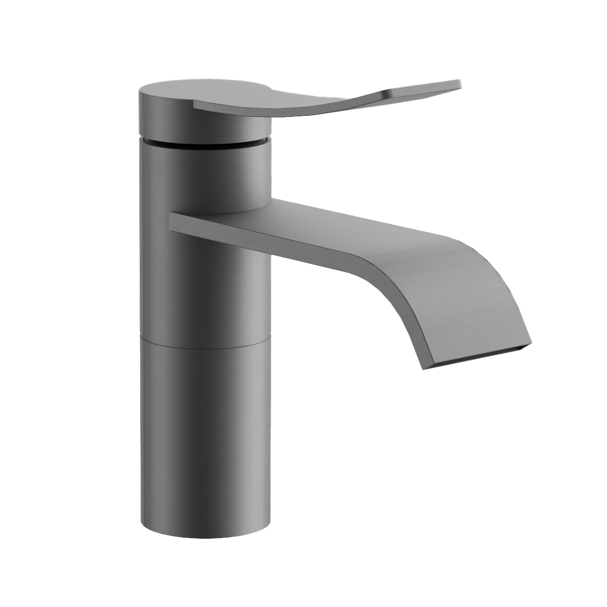 Смеситель для раковины цвет: оружейная сталь B10812-3