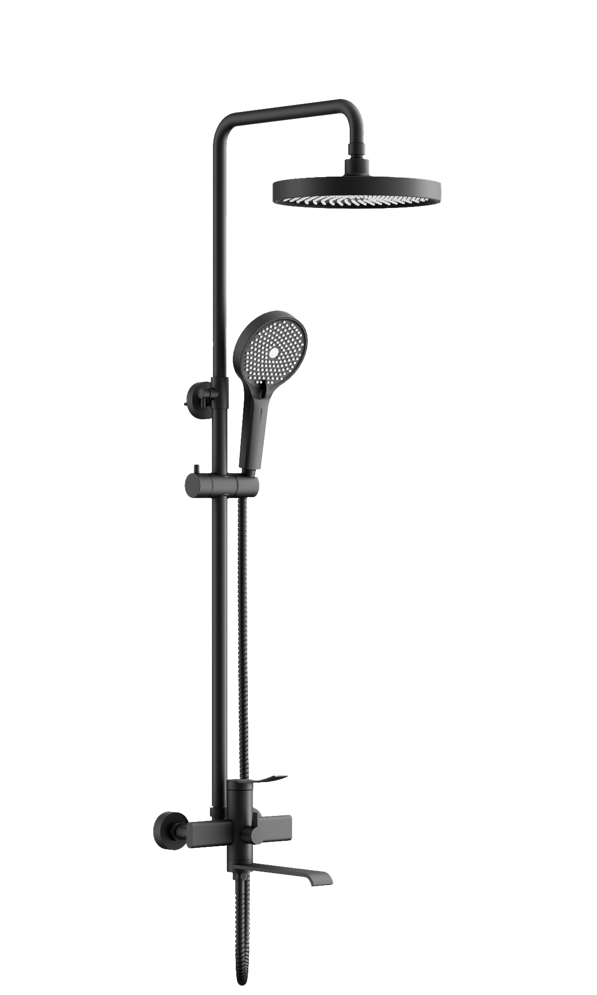 Душевая система цвет: черный B24812-7