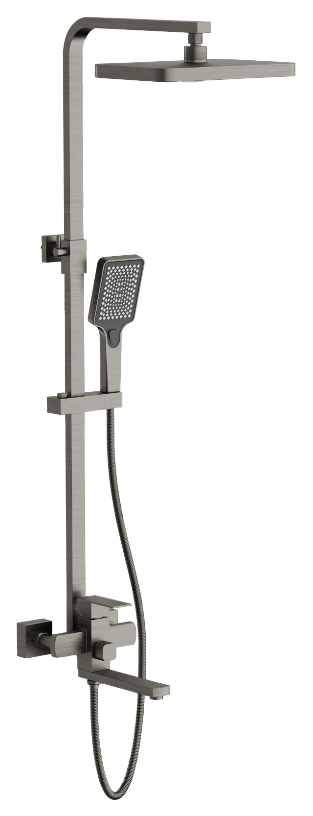 Душевая система цвет: сатин B24817-1
