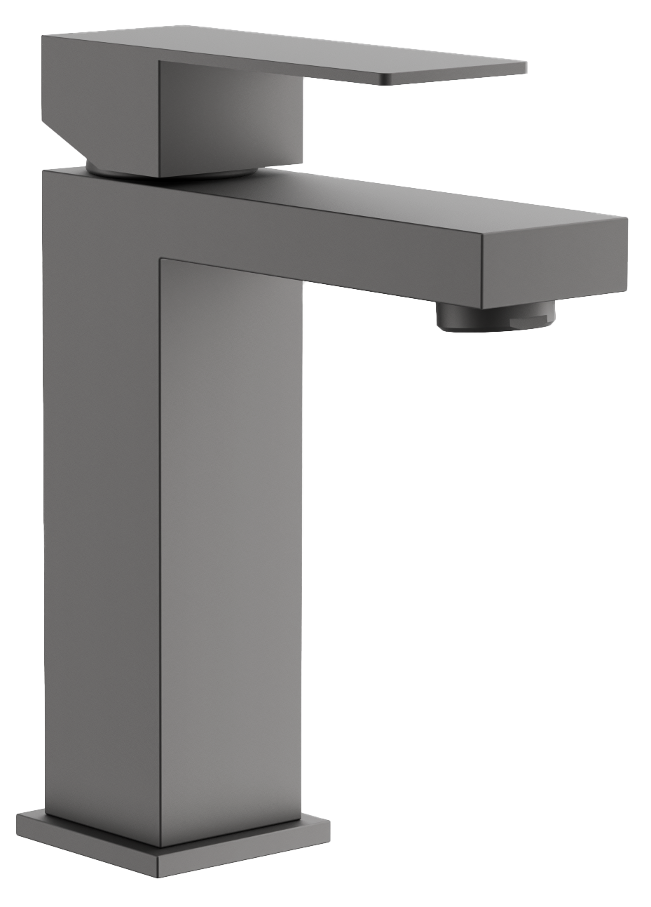 Смеситель для раковины цвет: оружейная сталь B10817-3