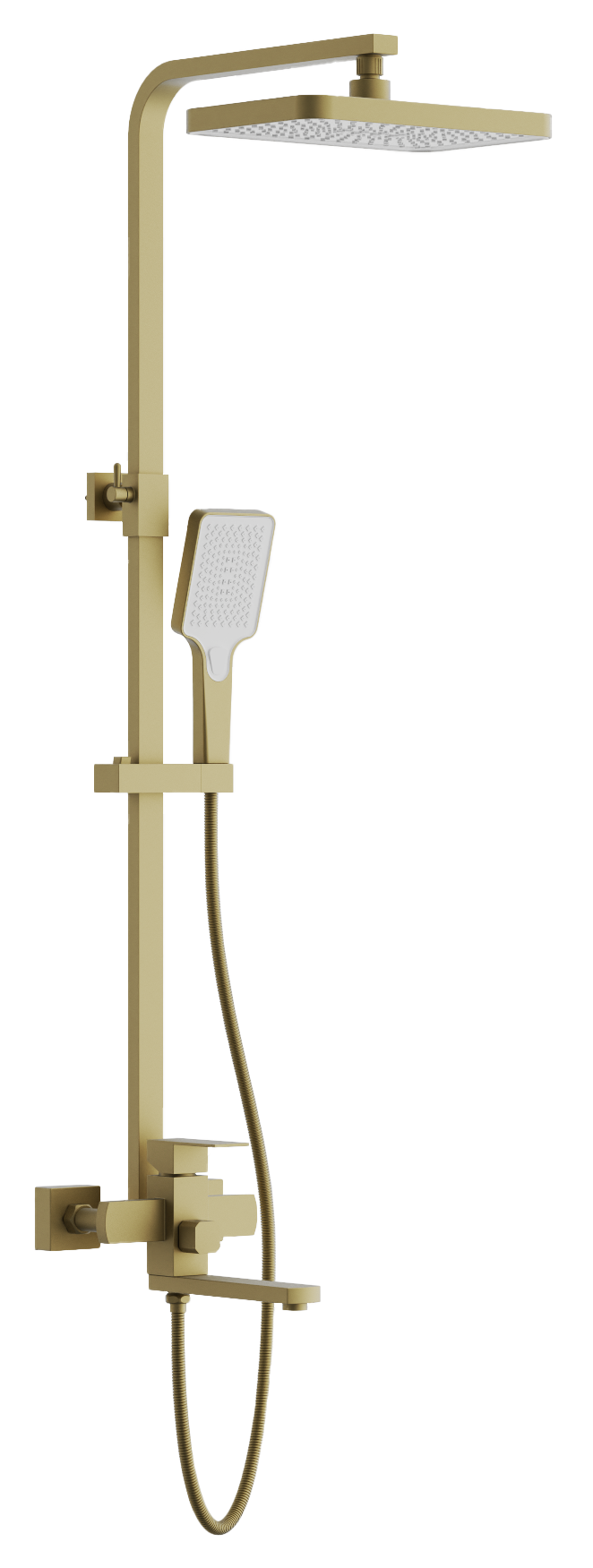 Душевая система цвет: брашированное золото (PVD-покрытие) B24817-5