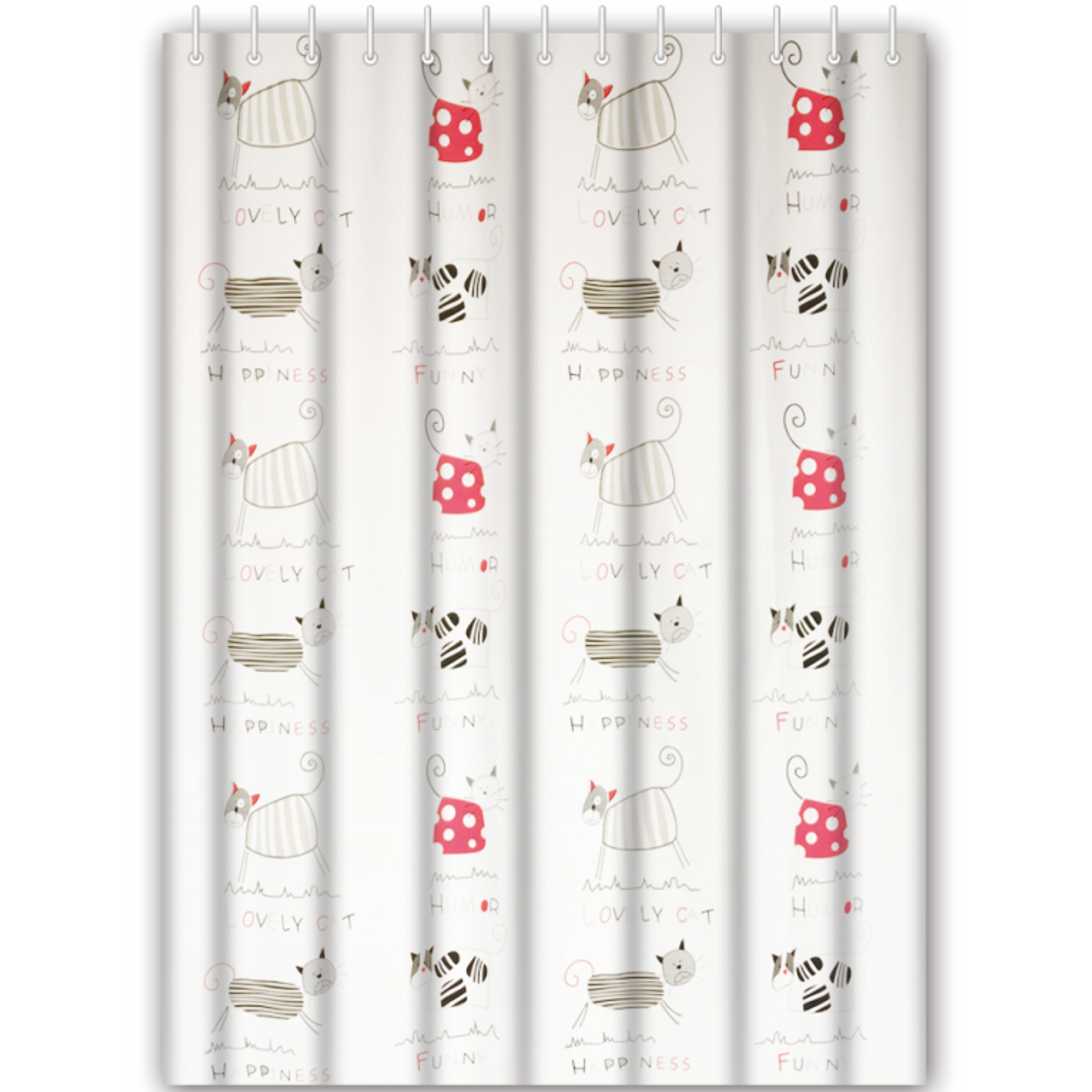 Штора для ванной комнаты 180см*180см полиэстер HB 75062