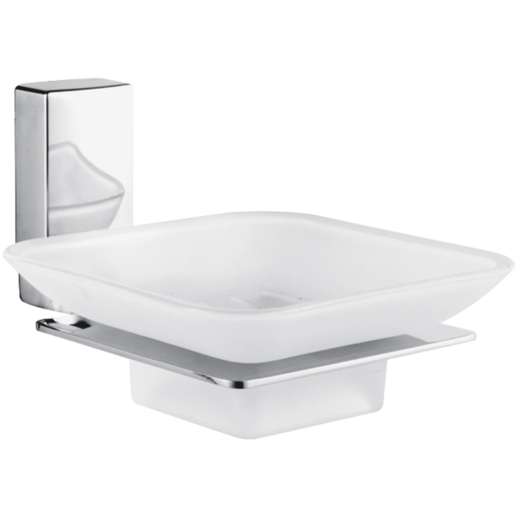 Мыльница стеклянная навесная Haiba HB 8802