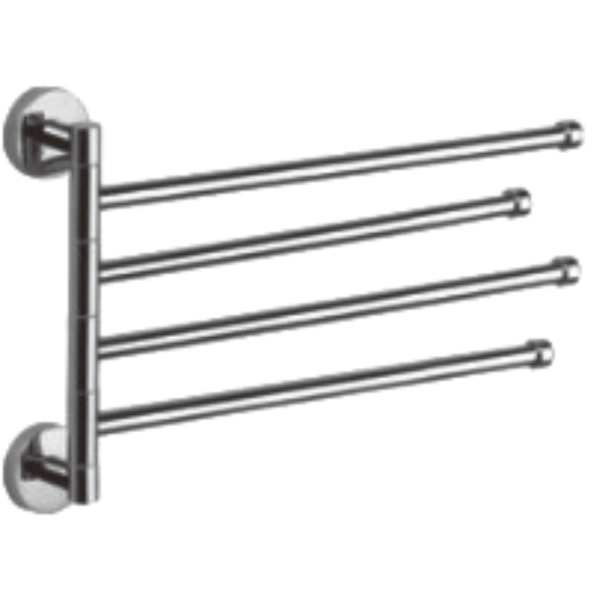 Полотенцедержатель 4-е рога Haiba HB 114