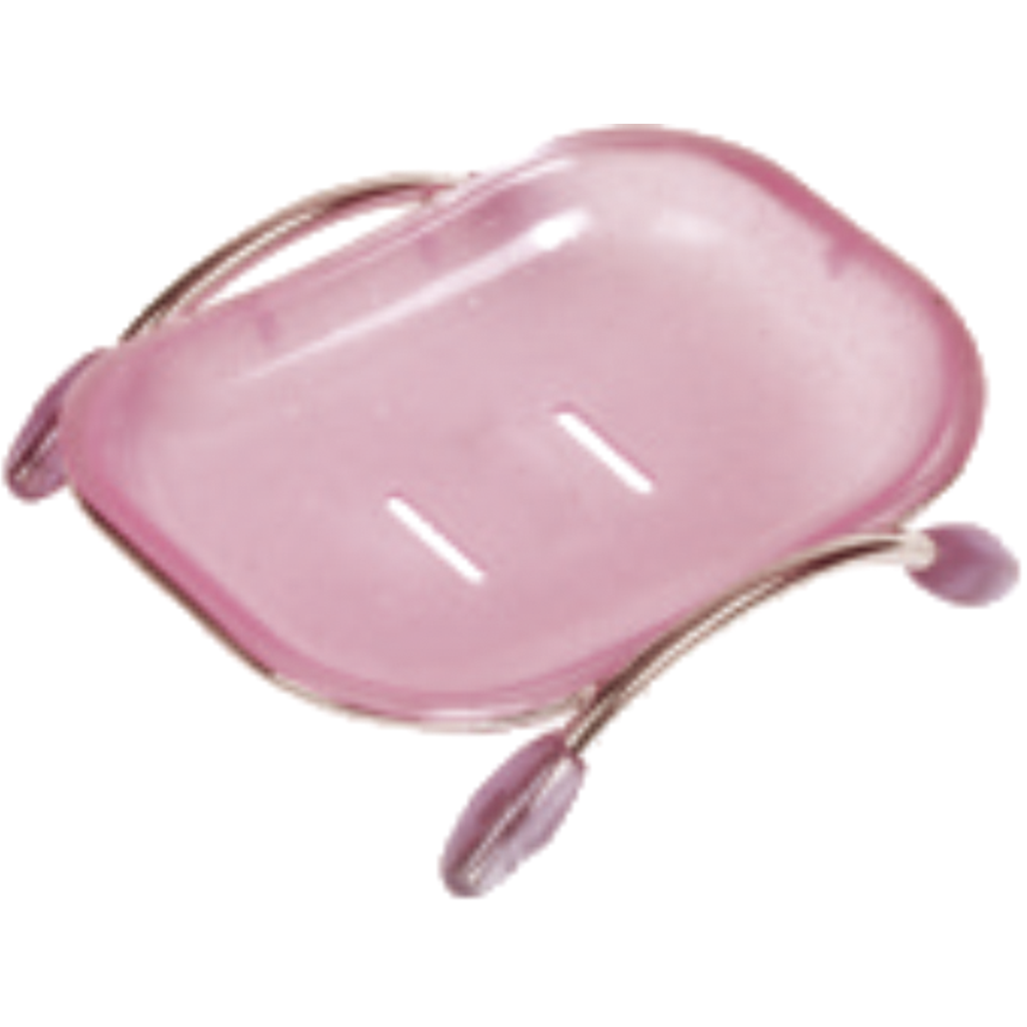 Мыльница пластиковая/настольная (розовая) Haiba HB 332